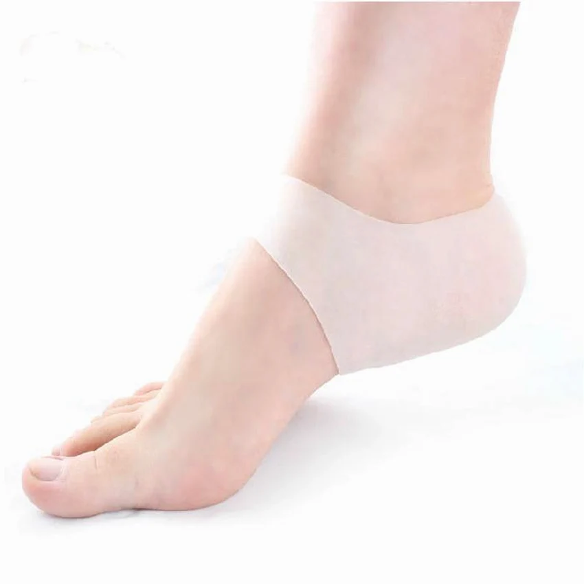 

NEW Light Thin Unisex Silicone Gel Heel protector Soft Elastic Relieve Pain Protection Cover Cracked Foot Moisturizing Feet Care