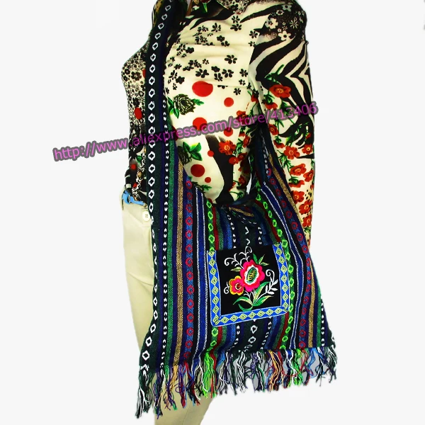 Винтажная сумка через плечо Hmong этническая тайская индийская бохо для сообщений