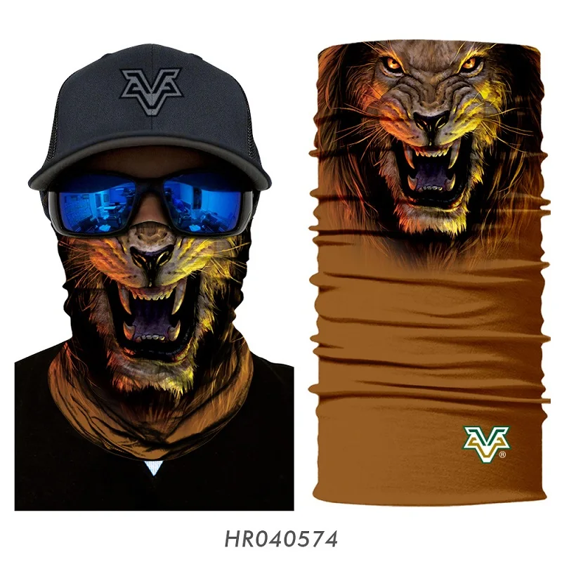 

3D Magic Mask Animal Gog Cat Tiger Wolf Lion Bear braga cuello hombre bandana ciclismo men Cycling Camping Skating neck warmer