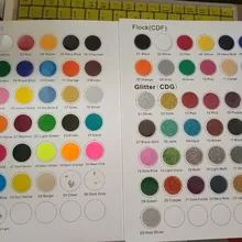 Теплообмена виниловой пленки образцов цвета книги