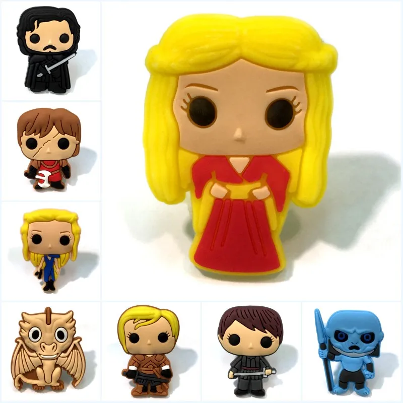 

1pcs Game of Thrones Cartoon Figure PVC Fridge Magnet Souvenir Sticker Cool Whiteboard Magnet Home Decor Kids Favor Party Gift