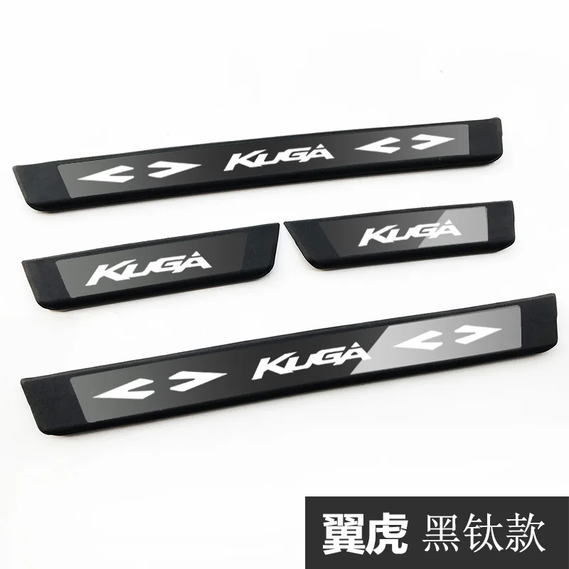 

High-quality stainless steel Plate Door Sill Welcome Pedal Car Styling Accessories for Ford KUGA 2018