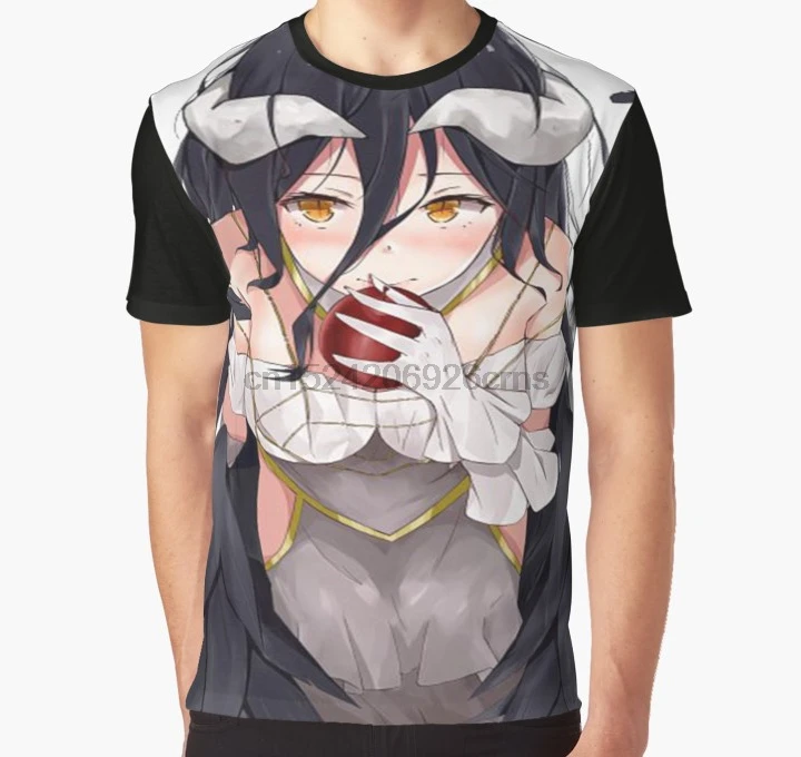 

All Over Print 3D Tshirt Men Funny T Shirt Overlord Albedo Sticker