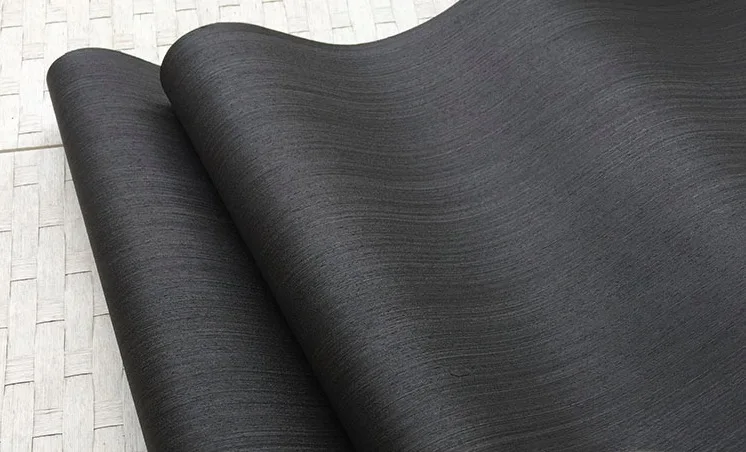 2Pieces/Lot L:2.5Meters  Width:60cm Thickness:0.25mm Ink Black White Wood Veneer Model Decorative Veneer