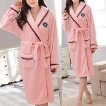 Winter Women Cotton Nightgown Casual Nights Sleepwear Short Sleeves Ladies Thicken Sleep Clothes Warm Female Sleep Robes