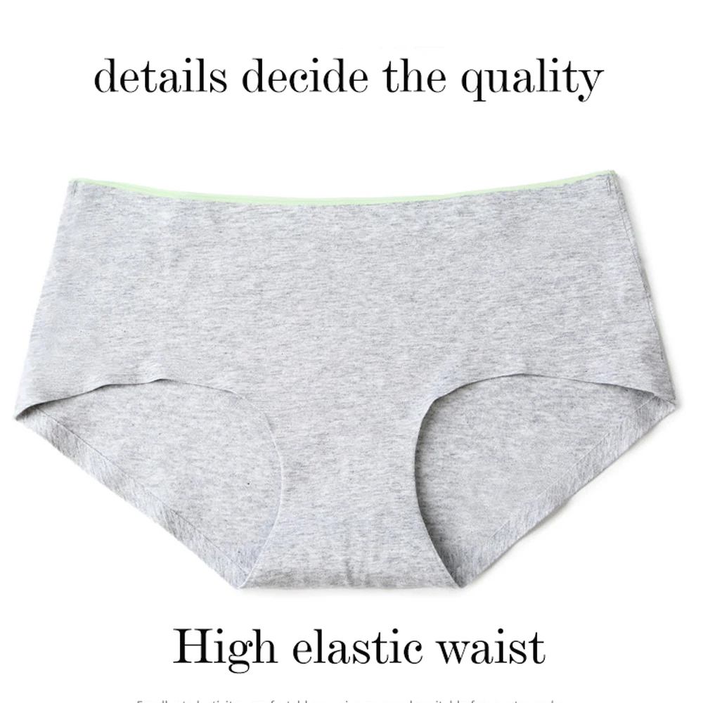 1/2Pcs briefs panties for women cotton seamless panties woman Mid-Rise Sexy lingerie women seamless panties Girl shorts culotte