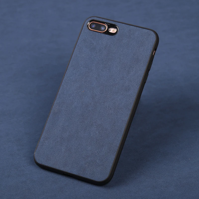 

Crazy horse skin Case For iPhone 7 plus case All Inclusive Phone Case Leather Cover for iPhone 8 plus 7plus wangcangli