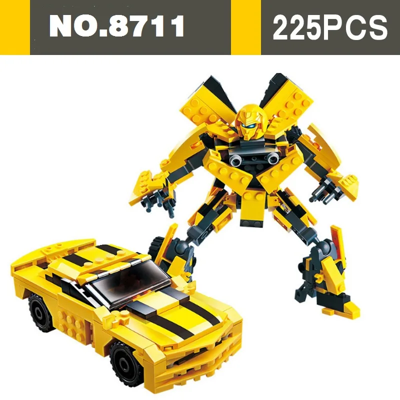 

New 2-in-1 Transformation Serie Building Blocks Set Robot Car Truck Model Deformation Gudi Toy for boy Christmas gift