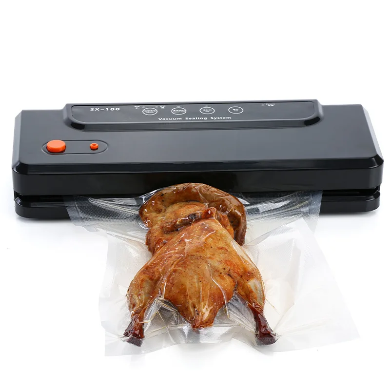 

Seal Vacuum Sealer Packaging Vacuum Heat Sealer Machine Kitchen Tools Consumer and Commercial Sealer for Wet and Dry 150W