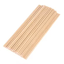 50 шт. 3 размера круглые деревянные леденцы палочки для еды торт дюбель для детских поделок сделай сам