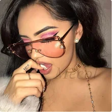 Hot Mujeres Flat Top gafas de Sol de Moda de Corea Del Diseñador de la Marca de Gran Tamaño Gafas de Steampunk Gafas de Sol de Espejo Grande Integrado 262 M