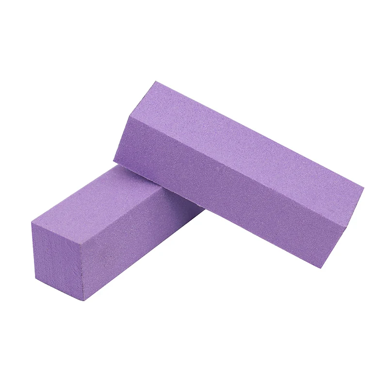 10 шт. ногтей буфера песок файлы комплект шдифовадьный полировки губка блок файла Советы Маникюр Педикюр ногтей Книги по искусству Tool Kit - Цвет: Фиолетовый