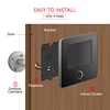 KAK 2.8" LCD Screen Electronic Door Viewer Bell IR Night Door Camera Photo Recording Digital Door Viewer Smart Peephole Doorbell 4