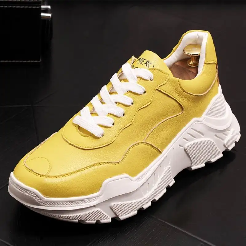 shoes for men yellow color
