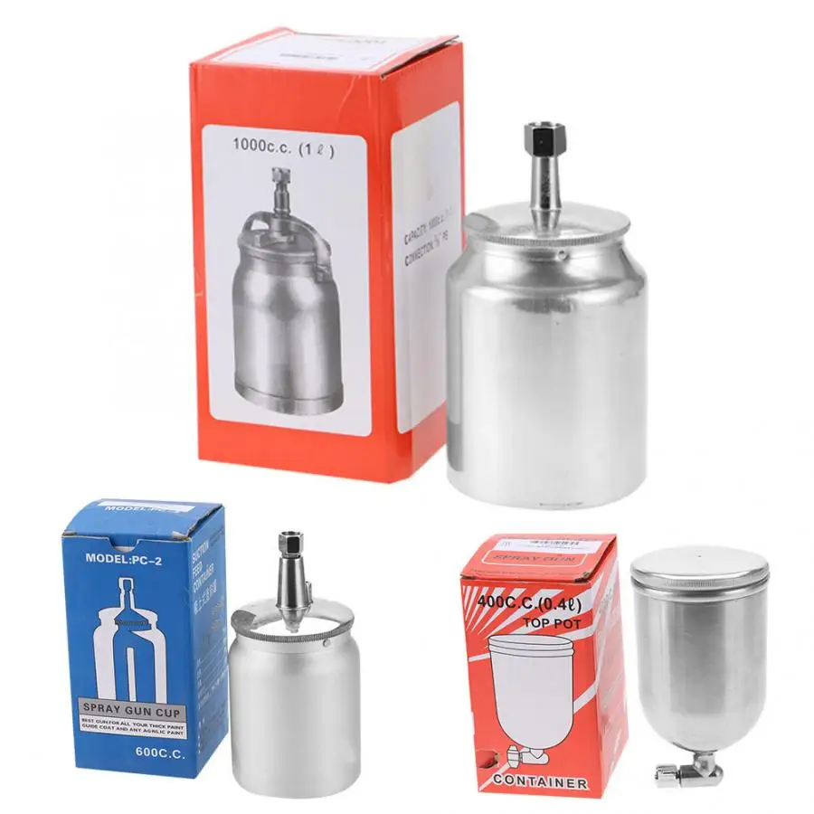 

Spray Paint 400/600/1000ml Paint Container Pneumatic Spray Gun Accessory Metal Spray Pot Power Tool Accessories