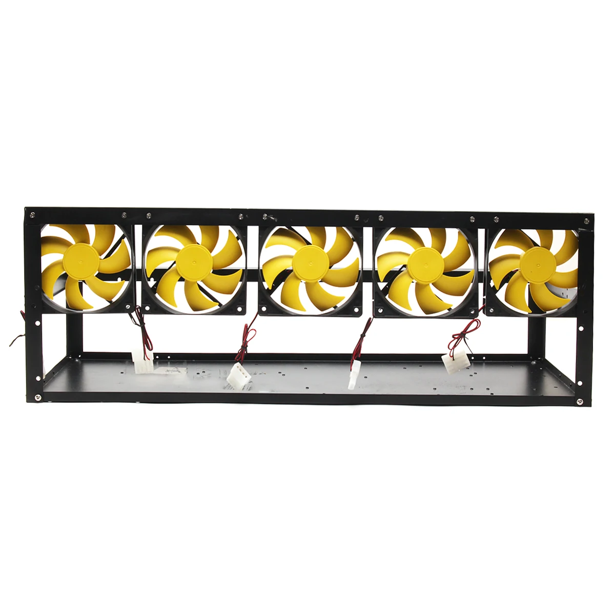 6-8 GPU Mining Frame Case with 5pcs Cooling Fans For Bitcoin Litecoin Open Air Mining ETH Ethereum Compute