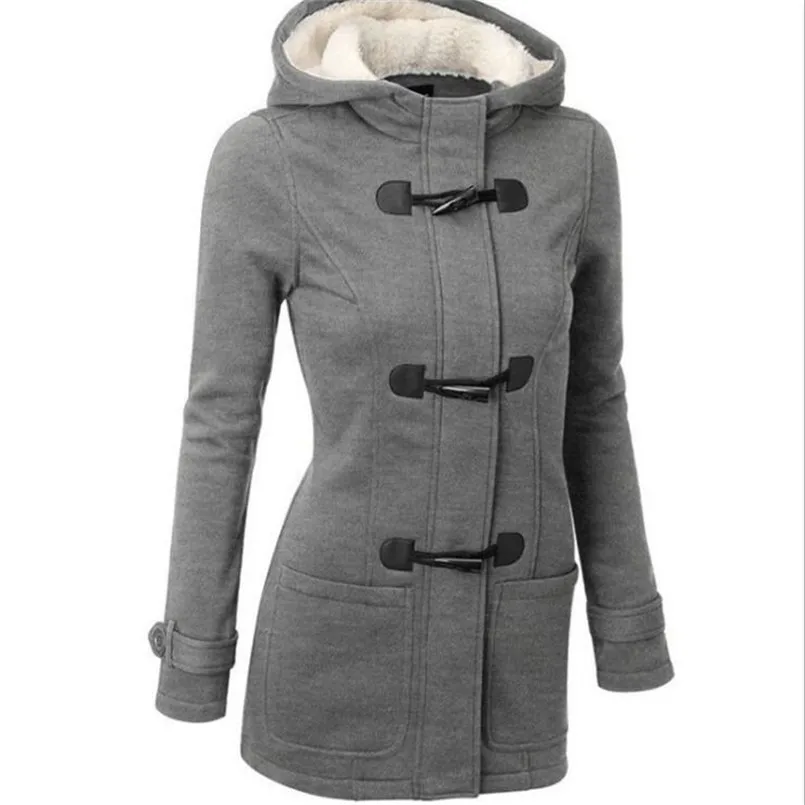 Женское пальто с капюшоном размера плюс S ~ 6XL 2018 повседневное женское женская