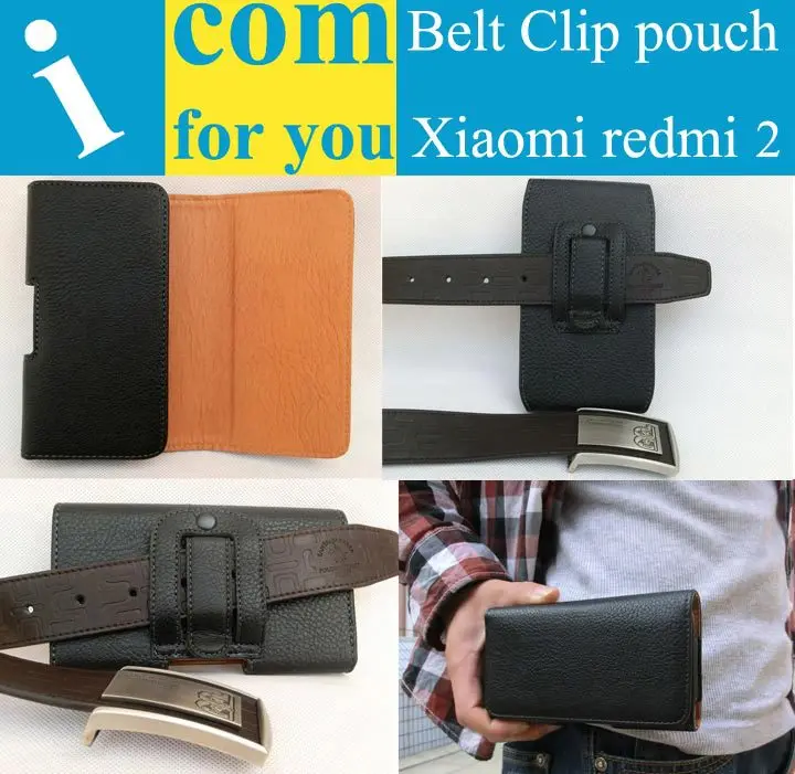 Кожаный чехол для Xiaomi Redmi 2 Red rice Hongmi 2S|leather belt embossed|leather curtainbelt large |