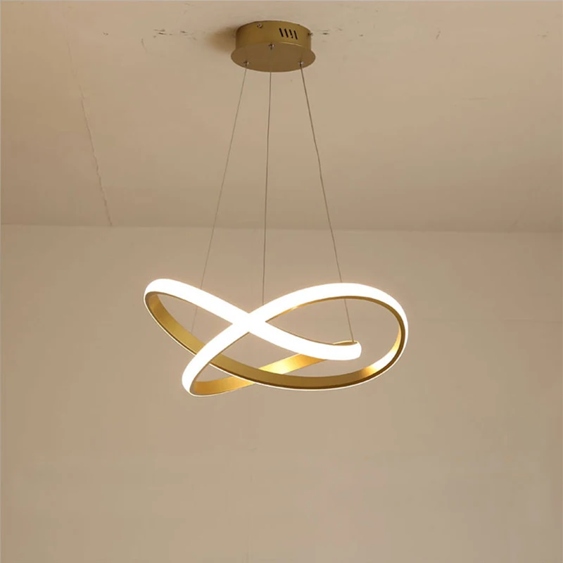Модная художественная круглая люстра с дистанционным управлением светодиодные