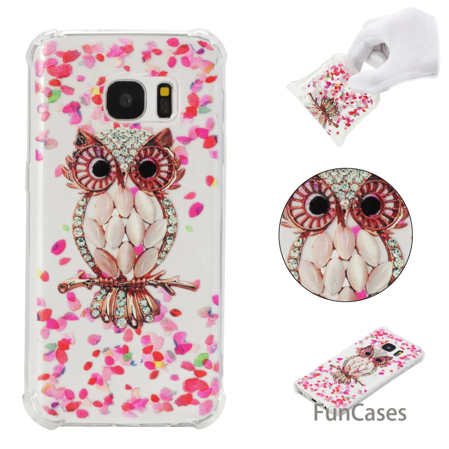 Owl Phone Case sFor Estuche Samsung S7 Soft TPU Phone Case Kryty Glitter Phone Accessory For Samsung Galaxy S7 Casa Aksesuar Tok Owl Phone Case sFor Estuche Samsung S7 Soft TPU Phone Case Kryty Glitter Phone Accessory For Samsung Galaxy S7 Casa Aksesuar Tok