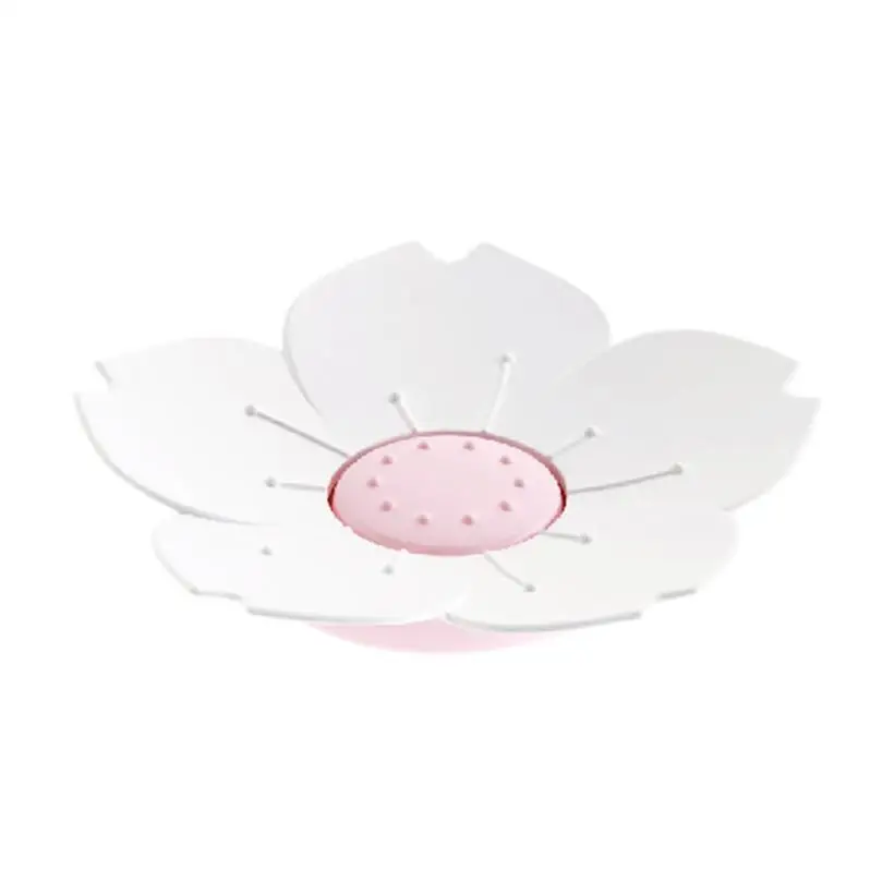 

Creative Draining Cherry Blossom Bathroom Shower Soap Box Dish Storage Plate Tray Holder Case Washing Accessorie 2qw0727