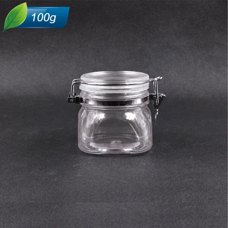 

3pcs,100ml PET transparent plastic sealed cans,storage tanks,tank mask,cream cans,bottles Mask,refillable bottles,Cream jar
