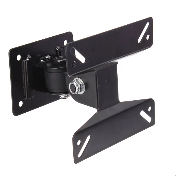 LEORY New Arrival TV PC Monitor Wall Mount Durable Swivel 14 to 24 Flat Panel TV Monitor LCD Wall Mount Bracket Adjustable Angle