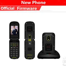 Ioutside F2 три-функция предотвращения Тонкий флип прочный водонепроницаемый двойной дисплей док-станция SOS фонарь светодиодный мобильный телефон