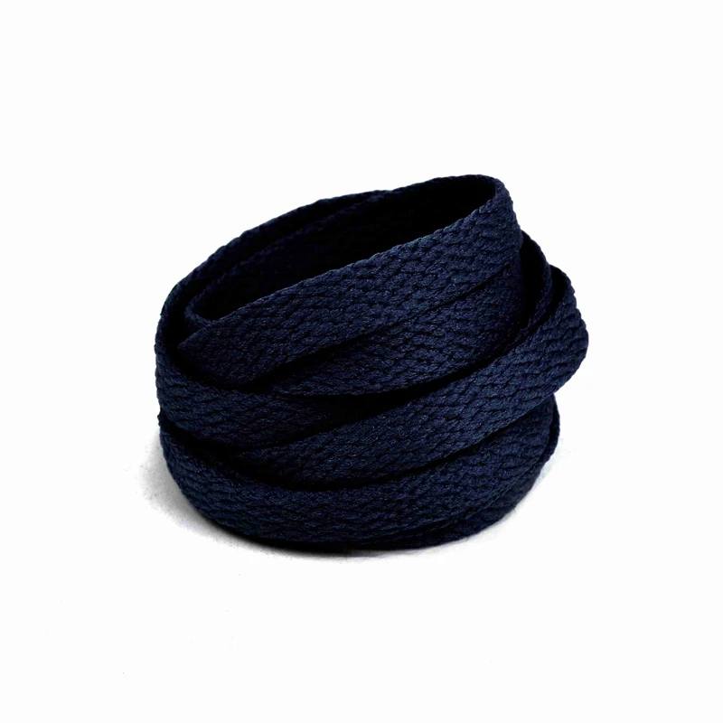 navy shoe strings