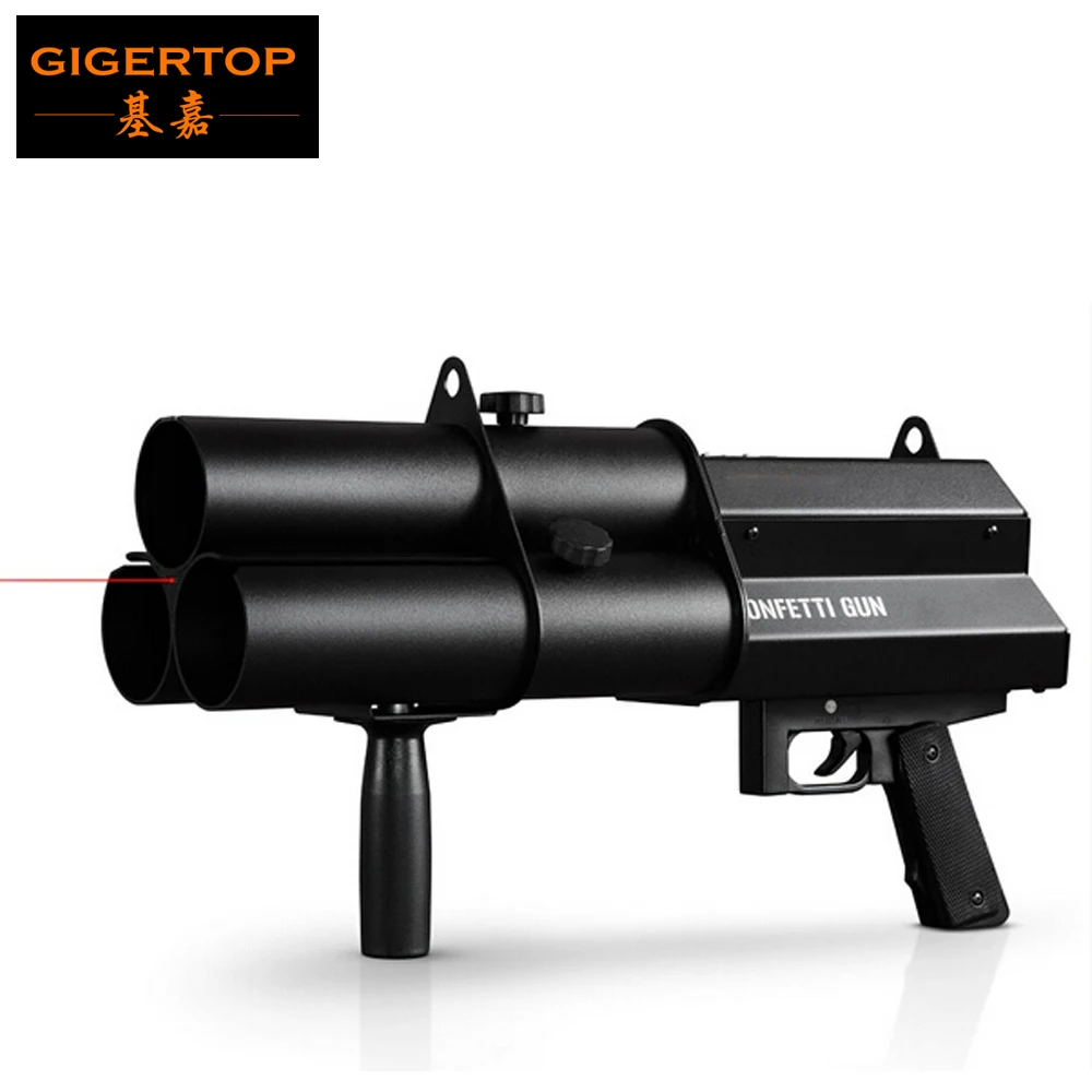 

3 Heads Confetti Gun / FX Confetti Gun For Celebrations,Weddings,Openings Professional DJ Confetti Gun Stage Effect Machine