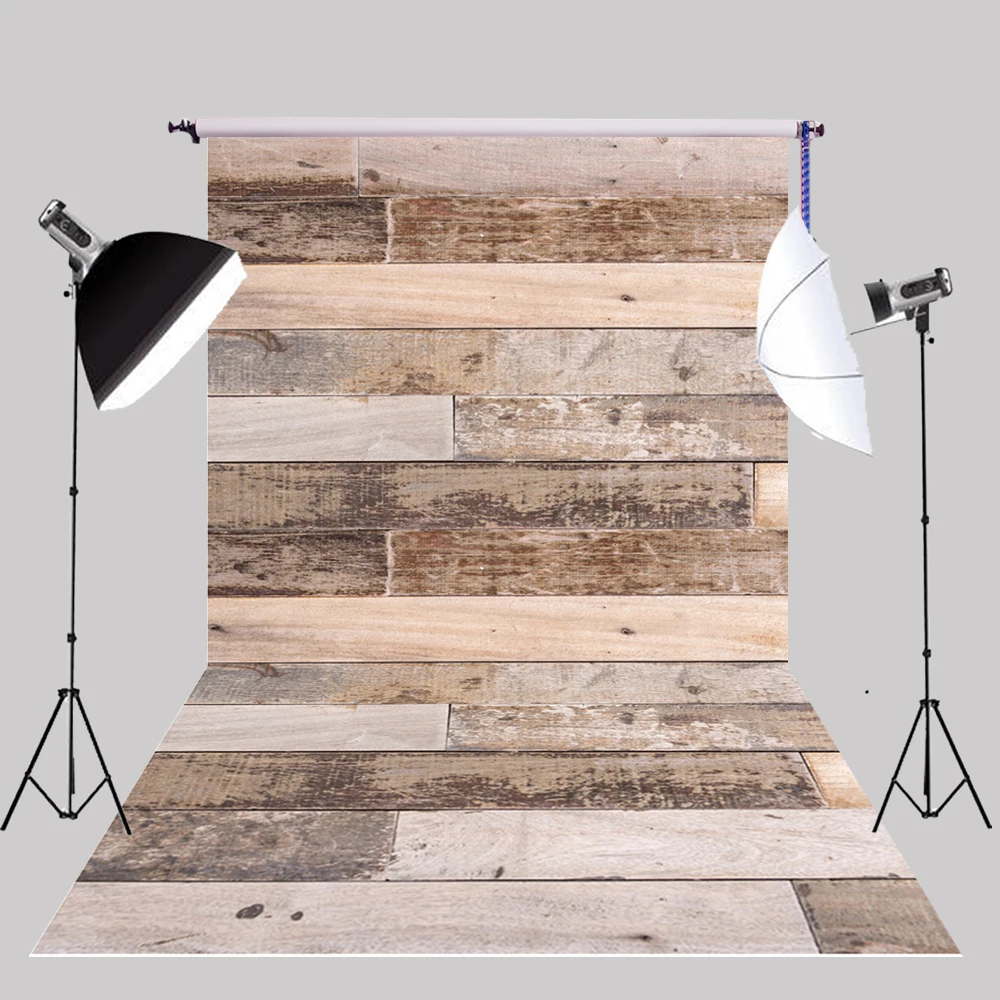 

Vintage Wood Wall Photography Backdrops Studio Desk Table Seamless Newborn Birthday Background for Photograper XT-4269