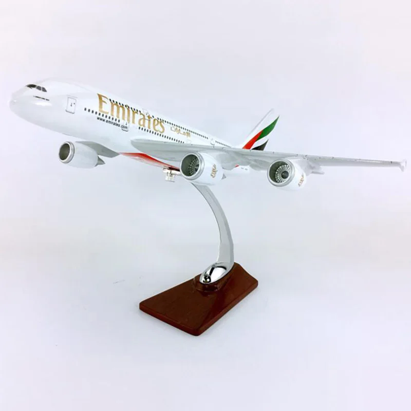 30 см 1:250 Airbus A380-800 модель ОАЭ самолет с базовым сплавом самолет коллекционный дисплей игрушка Коллекция украшения