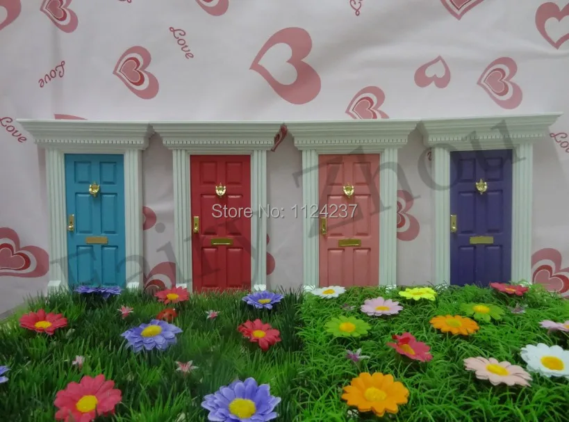 Wood Doll House Diy Cute Lovely Fairy Doors Inspire Imaginative