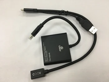 

COOV SH350pro SH350 Pro For nintend Switch 5.0 Upgrade Type-C to HDMI Convertor For Sumsamg DEX/Macbook/Huawei with 30cm cable