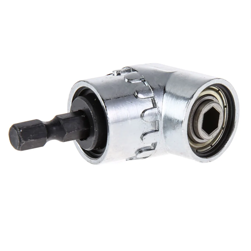 

105 Degree Right Angle Driver Screwdriver Adjustable Hex Bit Angle Head Screw Driver 1/4 Hex Shank for Power Drill Screwdriver