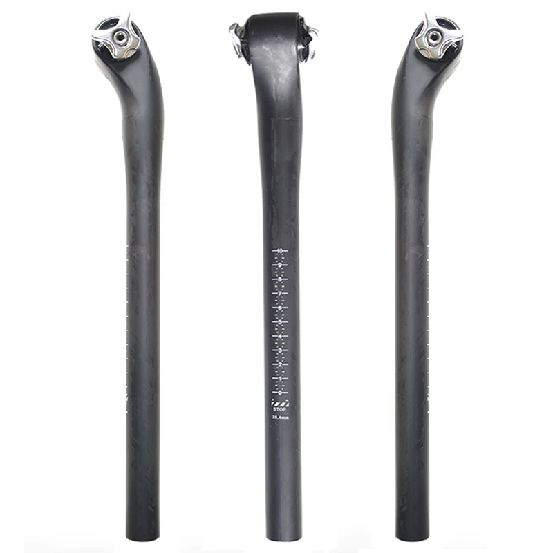 

New UD Matte Carbon Bicycle Seatpost Mountain Bike Carbon Fiber Seatpost MTB seat Post 25.4 27.2 30.8 31.6*350/400mm