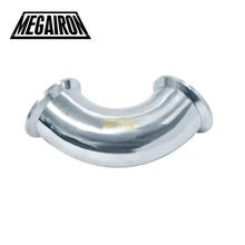 51MM 2 Sanitary Ferrule Elbow 90 Degree Pipe Fittings Tri Clamp Stainless Steel SS316 2 51mm od64 500mm tri clamp pipe sanitary stainless steel 304 and 3 0m stainless steel mesh stainless steel packing