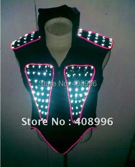 Special Price LED and EL light up costumes/ street wear/ LED costumes, LED cosplay costumes