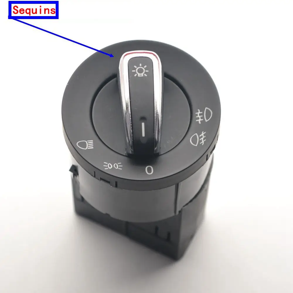 

Sequins Euro Headlight Headlamp Fog Lamp Knob Switch For Golf Bora Mk4 Passat B5/B5.5 Polo 9 Lupo New Beetle 3BD 941 531 A