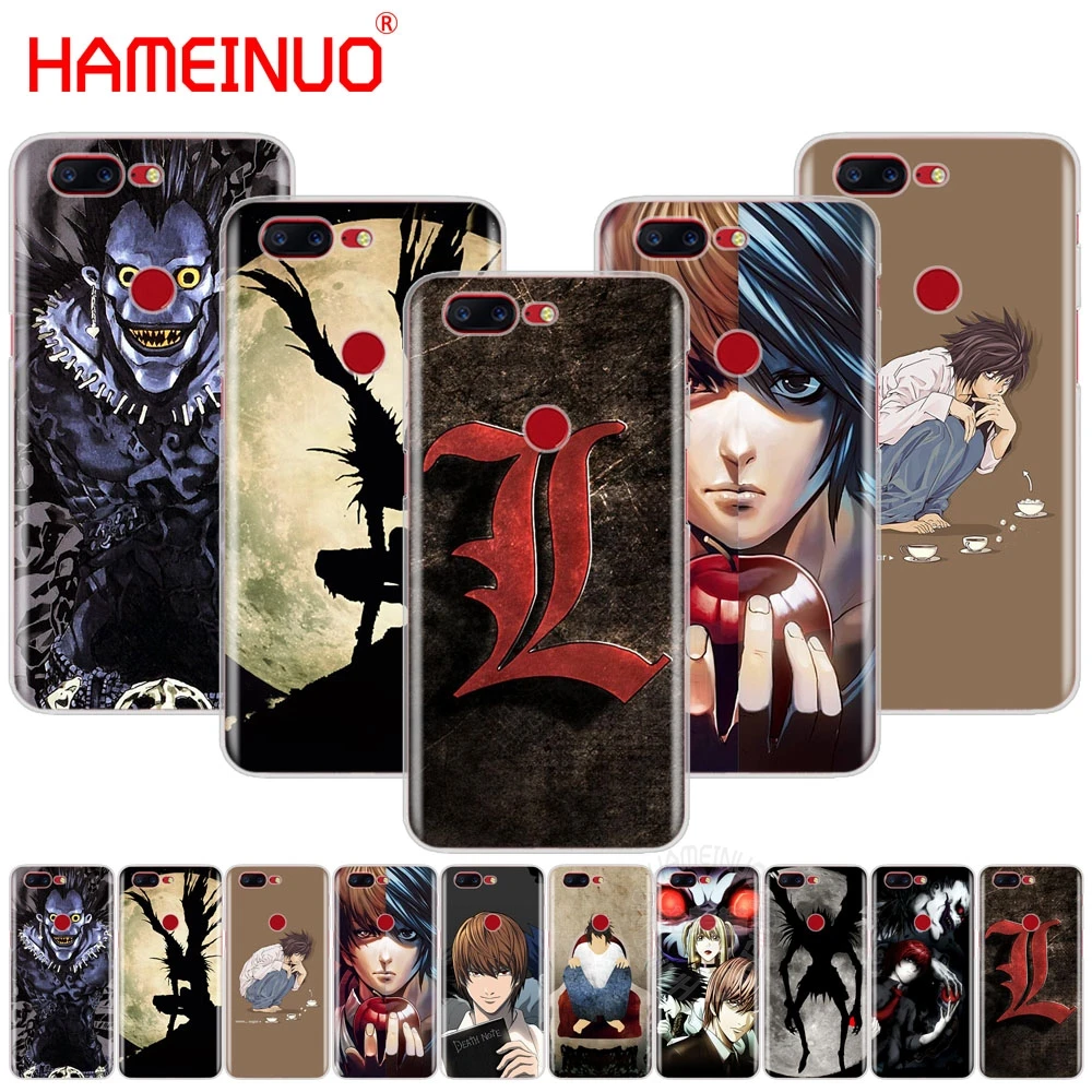 

HAMEINUO Anime Death Note cover phone case for Oneplus one plus 5T 5 3 3t 2 X A3000 A5000