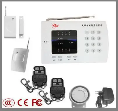 

Wireless PSTN Home Security Alarm System + Auto Dialing PSTN Alarm 8 Zones with keyboard