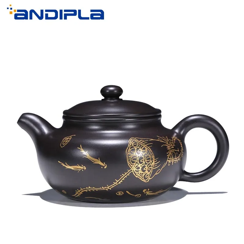 200cc Authentic Yixing Teapot Antique Pot Chinese Tea Maker Purple Clay