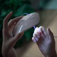 SUNmini 6 Вт LED УФ Сушилка Для Ногтей Леча Свет Лампы Портативный для СВЕТОДИОДНЫХ УФ-Гель Для Ногтей Nail Art Маникюр/педикюр Белый