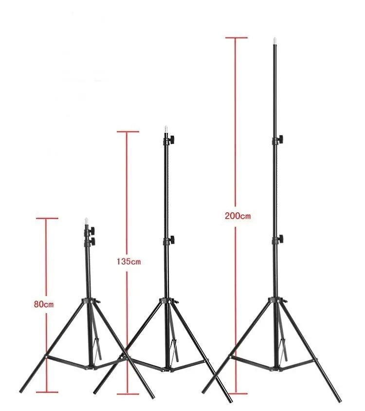 2 шт 195 см осветительная подставка для фотостудии осветительный зонт складной свет для фотостудии подставка для вспышки поддержка три штатива для вспышки