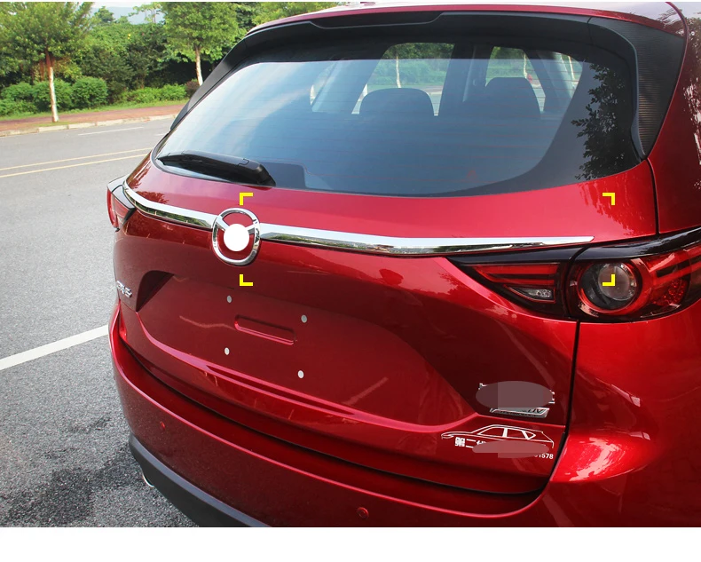 Автомобильные аксессуары подходят для Mazda CX-5 CX5- ABS хромирование, задняя часть автомобиля багажник отделка задних фонарей крышка литьевая гарнитура 2 шт