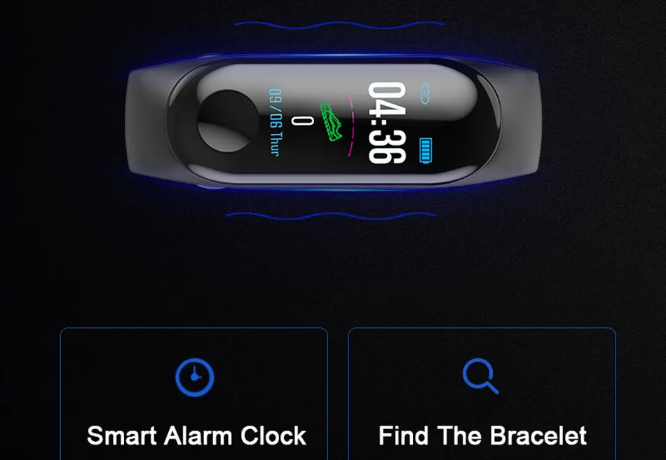 SALFRESA M3 Sport Smart Bracelet Message Push IPS HD Color Screen USB Charge Smart Band PK Xiaomi Mi Band3 Fitness Tracker Watch-16