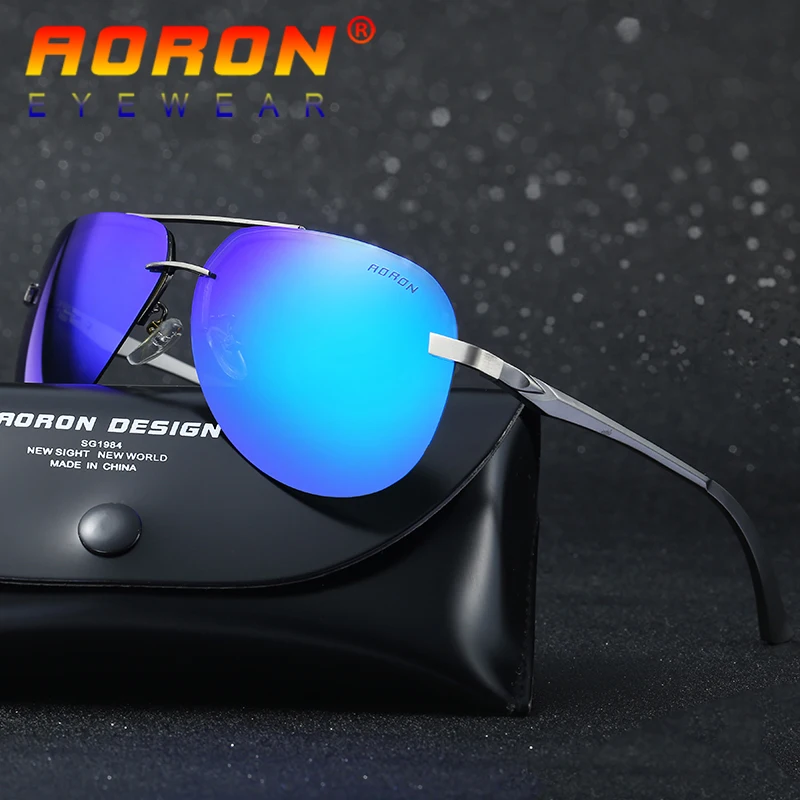 

Aoron Brand Designer Driving Polarized Sunglasses Goggles Reduce Glare Classic Sun Glasses Mirror Eyewear A143 For Men/Women