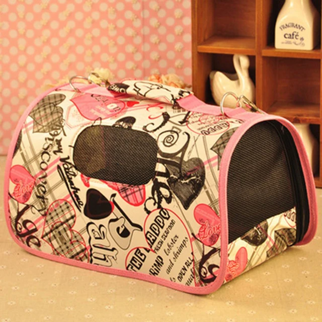 2017  Folding Pet Bags Pet Carrier Portable Oblique Cross Cat Fashional Design High Quality  Pet Product 20ZYH