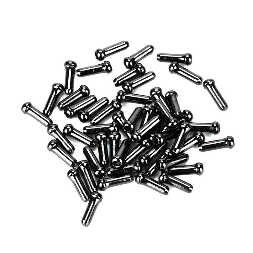 50pcs Aluminum Brake Wire End Cap Cable Parts 7 Colors Aluminum MTB Bicycle Bike Inner Wire Line Core Cap Cover Gear Shift Brake (5)