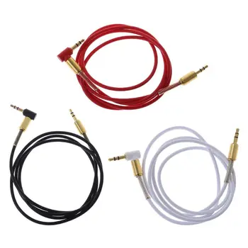 

Car Aux Audio Cable 3.5mm Jack Male to Male HIFI Universal Stereo Audio Cable with 90 Degree Angle